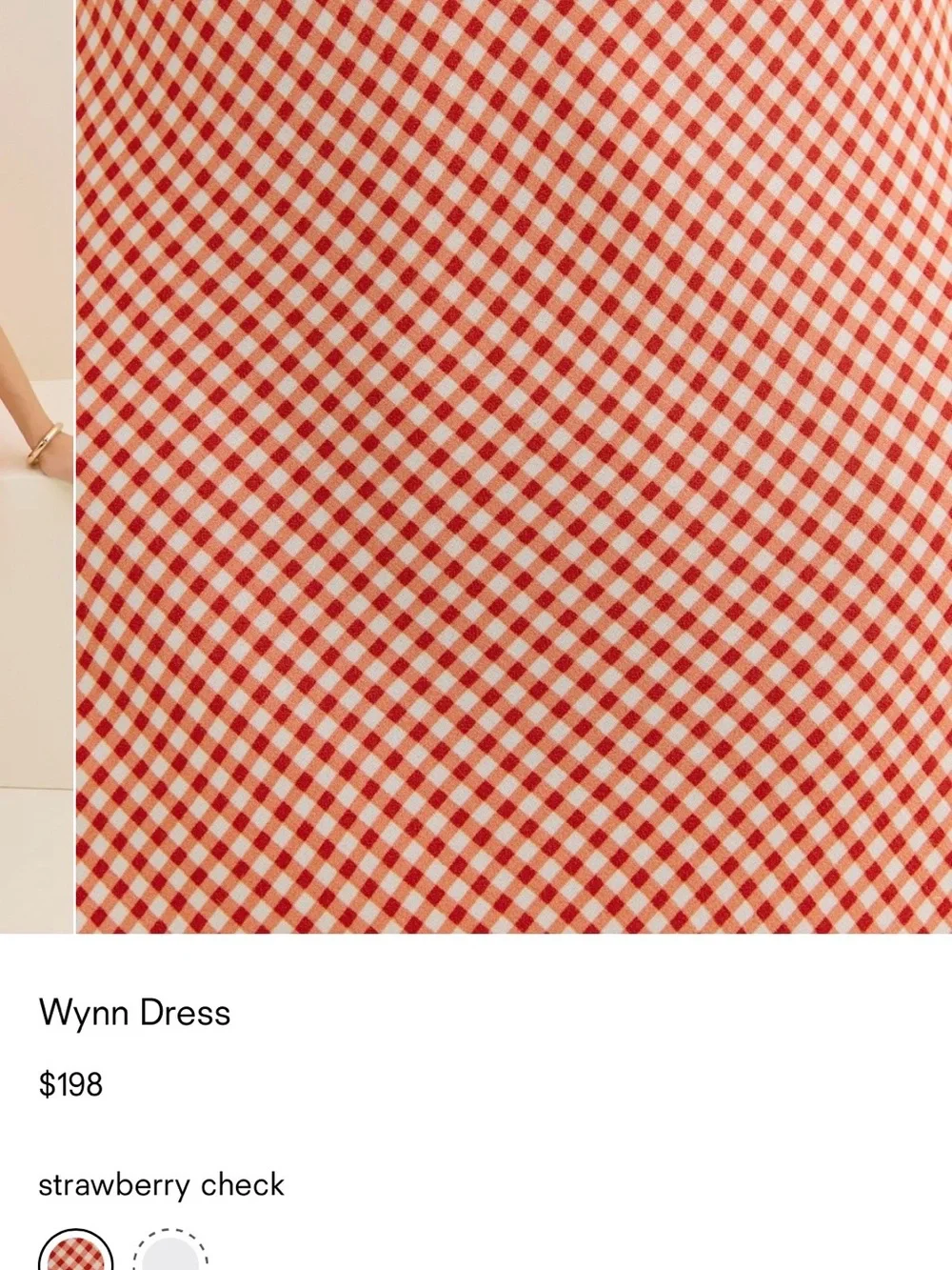 Reformation Wynn Dress Red - Size 0 - Picture 5 of 7
